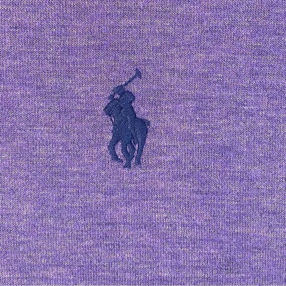 Polo Ralph Lauren Purple Performance 1/4 Zip Long Sleeve Shirt Size XXL - Picture 8 of 11
